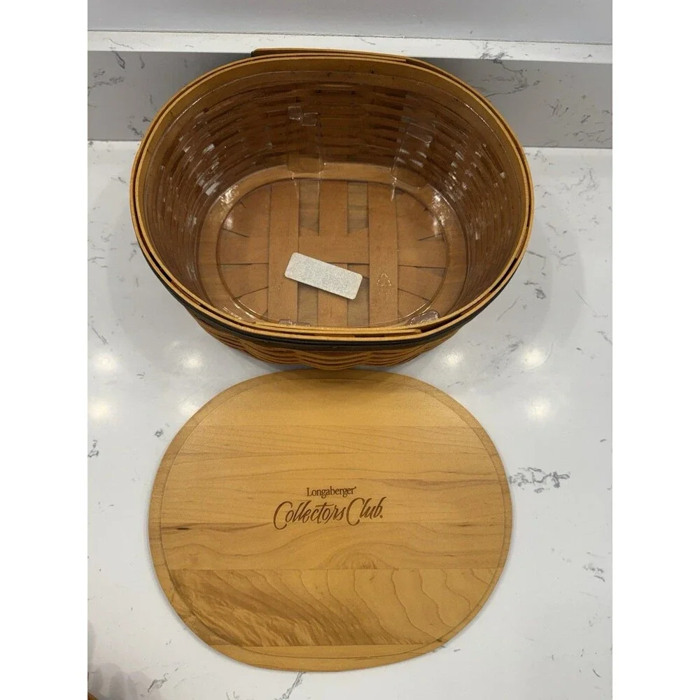Longaberger Collectors Club Harmony Stackable Baskets & Protectors Set